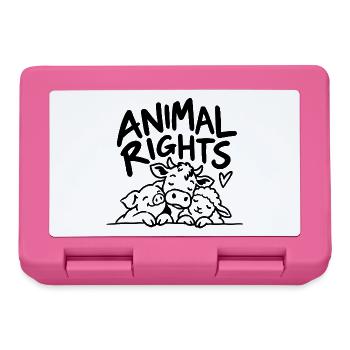 Animal Rights Farm Animals - Brotdose - Pink - Vorne
