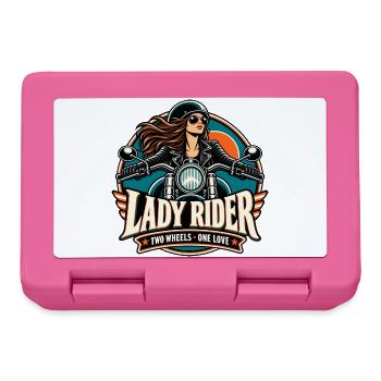 Lady Rider Motoheldin - Brotdose - Pink - Vorne