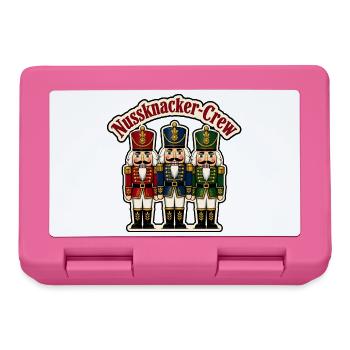 Nussknacker Crew Weihnachten Soldaten Vektor Shirt - Brotdose - Pink - Vorne