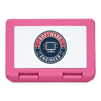 Vintage Software Engineer Code Terminal Patch Top - Brotdose - Pink - Vorne