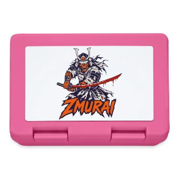 Zombie-Samurai mit blutigem Katana - Brotdose - Pink - Vorne
