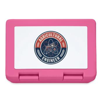 Veteranen-Agraringenieur-Traktorenabzeichen - Brotdose - Pink - Vorne