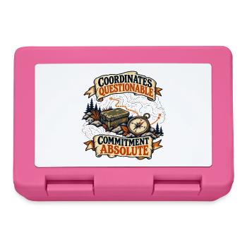 Geocaching – fragwürdige Koordinatoren - Brotdose - Pink - Vorne