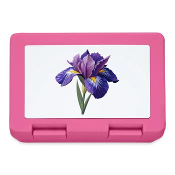 Irisblume - Brotdose - Pink - Vorne