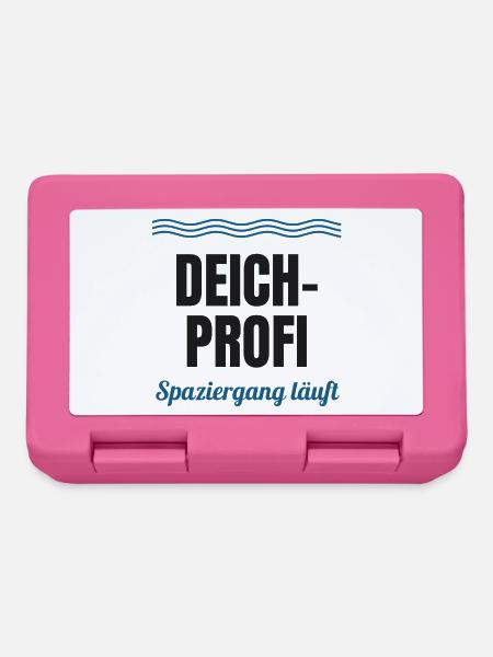 Deich-Profi – Spaziergang läuft (Nordsee) - Brotdose - Pink