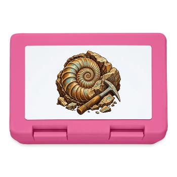 Entdeckung des Ammonitfeldes - Brotdose - Pink - Vorne