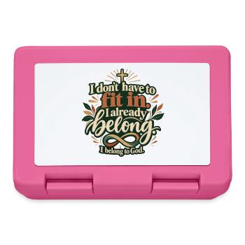 Gottes Kind - Brotdose - Pink - Vorne