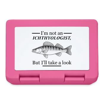 Ichtyologe und Fisch - Brotdose - Pink - Vorne
