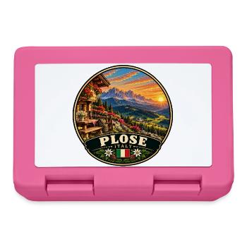 Wandern in den Dolomiten Italien Berge - Brotdose - Pink - Vorne