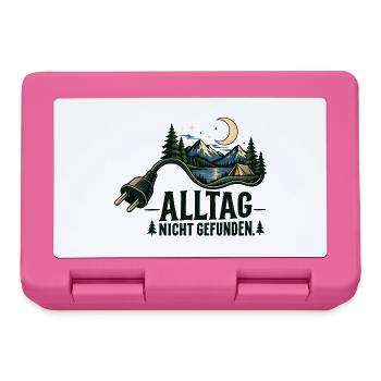 Alltag Nicht Gefunden – Nachtcamping - Brotdose - Pink - Vorne