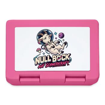 Null Bock auf Schwerkraft - Brotdose - Pink - Vorne