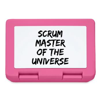 SCRUM MASTER OF THE UNIVERSE AGILE TEAM - Brotdose - Pink - Vorne