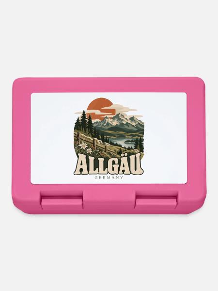 Allgäu Germany Alpine Nature - Brotdose - Pink