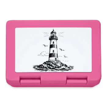 Lighthouse of Hope – Leuchtturm & Küstenliebe - Brotdose - Pink - Vorne
