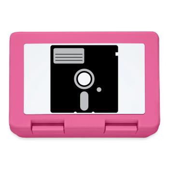 retro floppy disk - Lunchbox - pink - Front