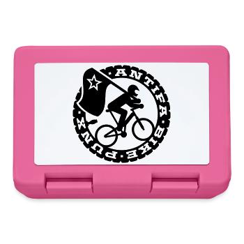 Antifa Bike Punks - Brotdose - Pink - Vorne