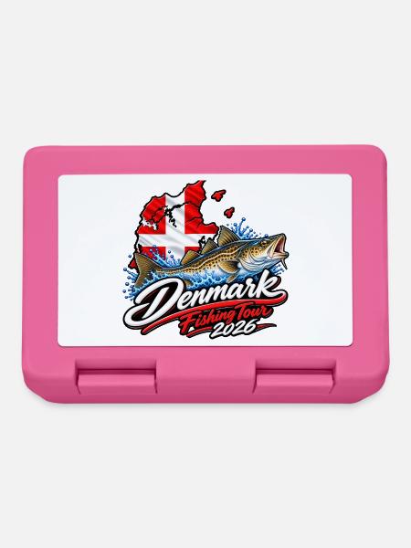 Dänemark Angelreise 2026 - Brotdose - Pink