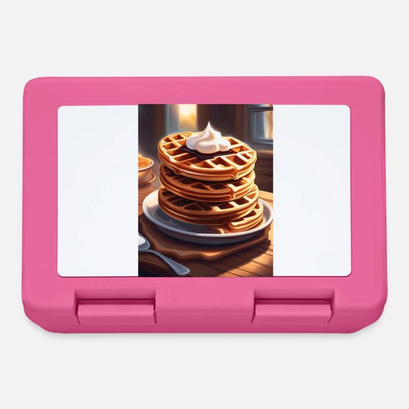 Tas de crêpes - Boîte à goûter - rose