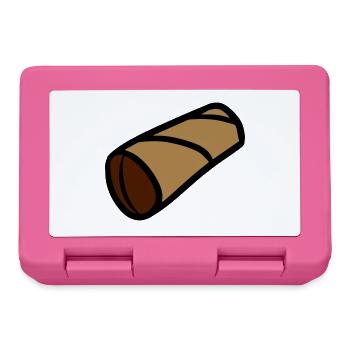 Toilet paper roll Empty toilet paper - Lunchbox - pink - Front