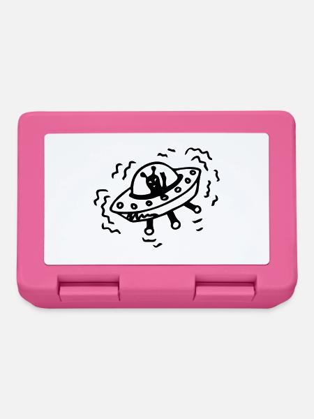 Alien Ufo Science Fiction - Brotdose - Pink