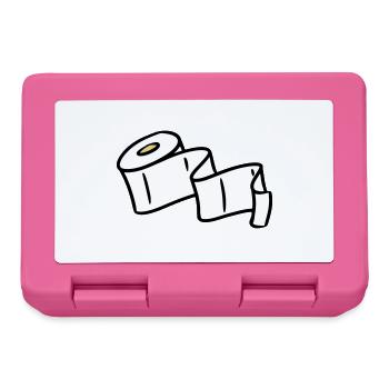 Toilet paper toilet paper toilet - Lunchbox - pink - Front