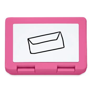Briefumschlag envelope Brief letter Symbol - Brotdose - Pink - Vorne