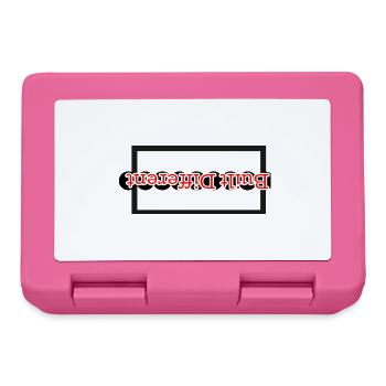 Built Different - Upside Down - Lunchbox - pink - Front