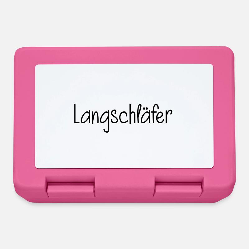 Langschläfer - Brotdose - Pink