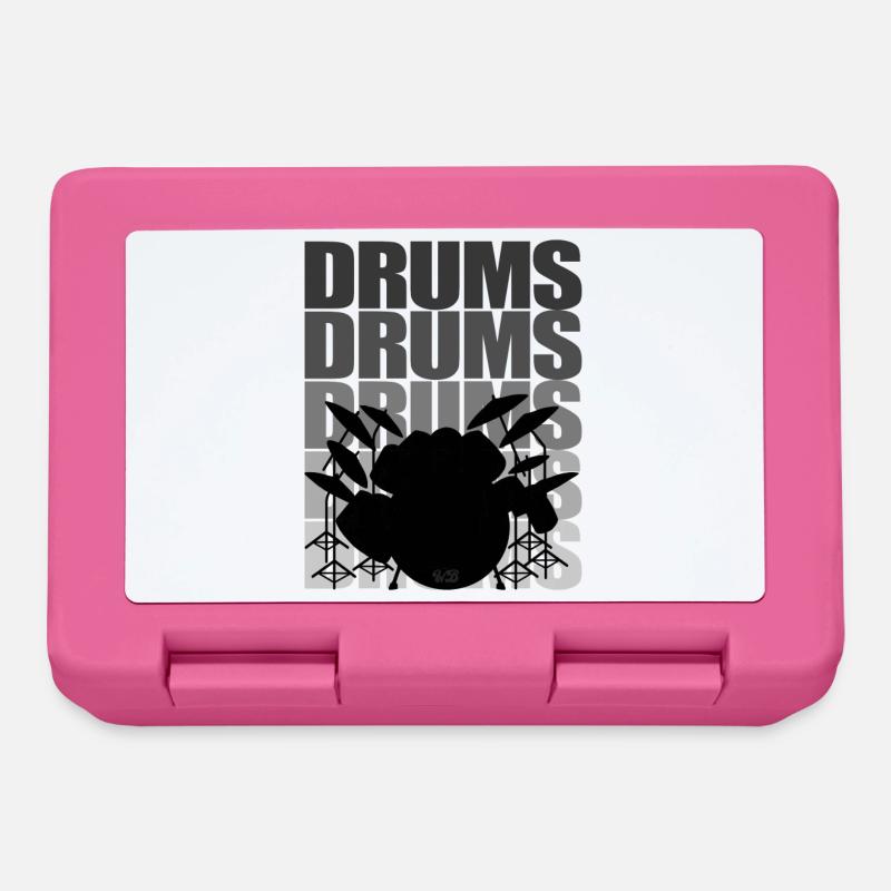 Drums drums - Lunchbox - pink