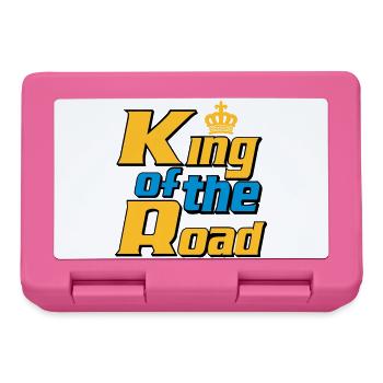 LKW Fahrer,LKW ,Trucker Fun King of the Road (25) - Brotdose - Pink - Vorne
