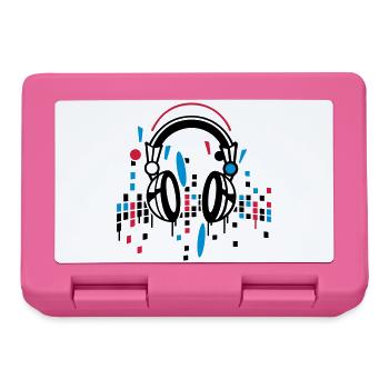 Headphones equalizer - Lunchbox - pink - Front