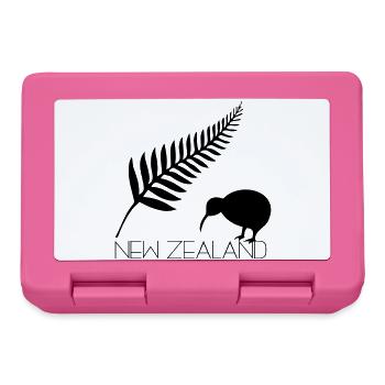 Neuseeland Bootfahren und Kiwi - Brotdose - Pink - Vorne