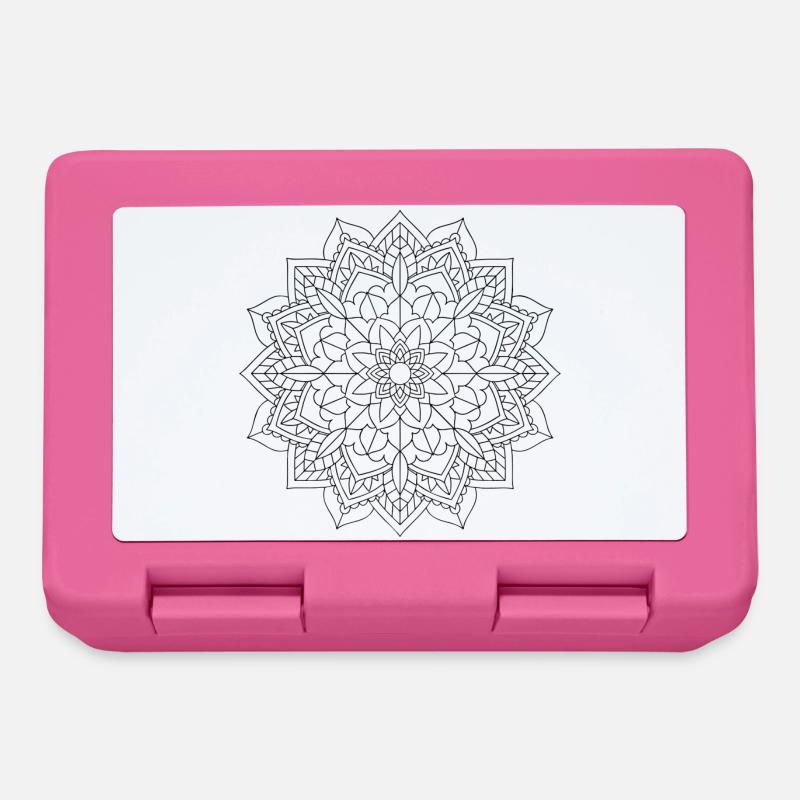 Floral Mandala - Lunchbox - pink