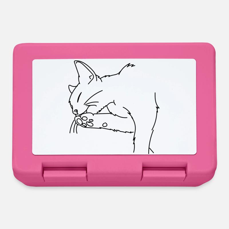 Katze - Brotdose - Pink