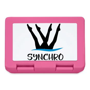 synchronized swimming - Lunchbox - pink - Front