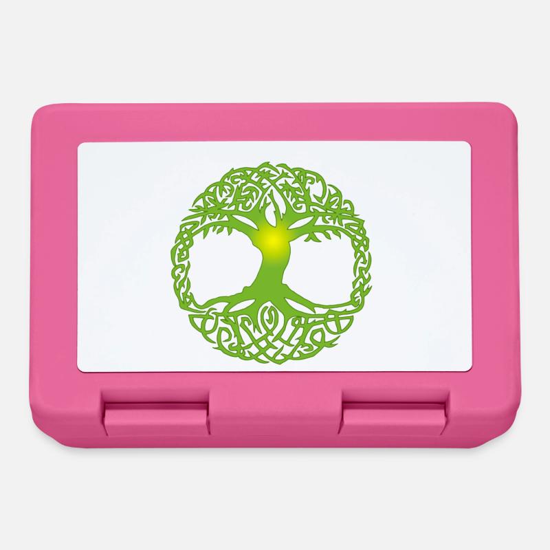 Celtic tree - Lunchbox - pink