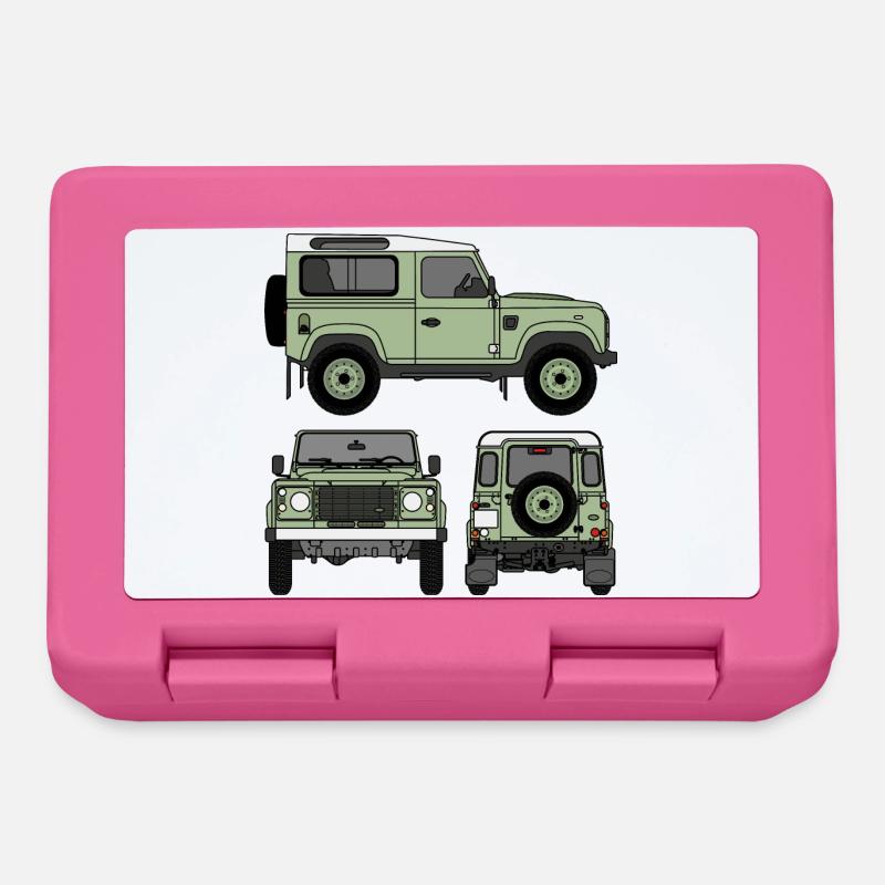 Defender 90 - Sides - Lunchbox - pink