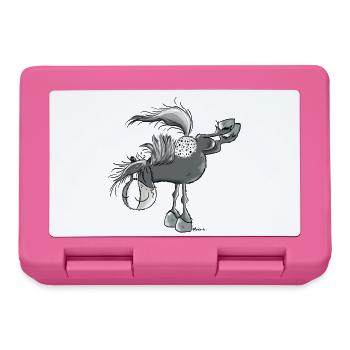 Funny Appaloosa - Horse - Lunchbox - pink - Front