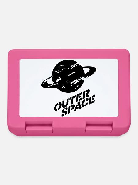 espace - Boîte à goûter - rose