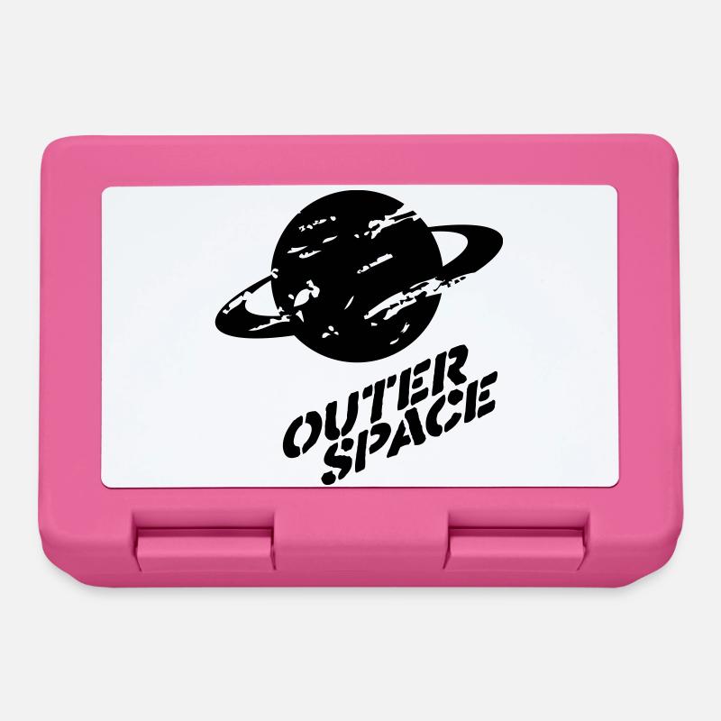 espace - Boîte à goûter - rose