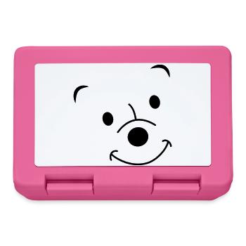 Laughing bear - Lunchbox - pink - Front