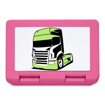 Markanter V8-Truck - Brotdose - Pink - Vorne