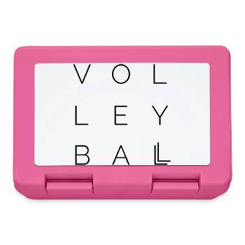 volleyball type font letters symbol Logo icon - Brotdose - Pink - Vorne