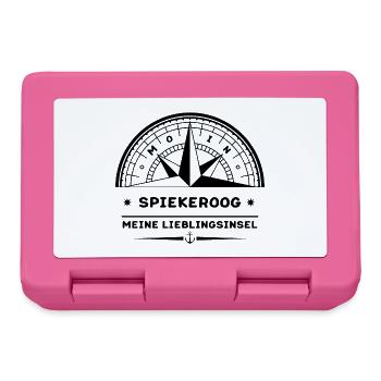 Spiekeroog - Meine Lieblingsinsel - Brotdose - Pink - Vorne