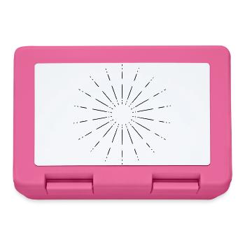 Mandala Stern - Brotdose - Pink - Vorne