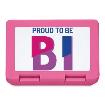Stolz darauf, bisexuell zu sein - Brotdose - Pink - Vorne