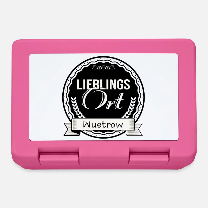 Lieblingsort Wustrow - Brotdose - Pink