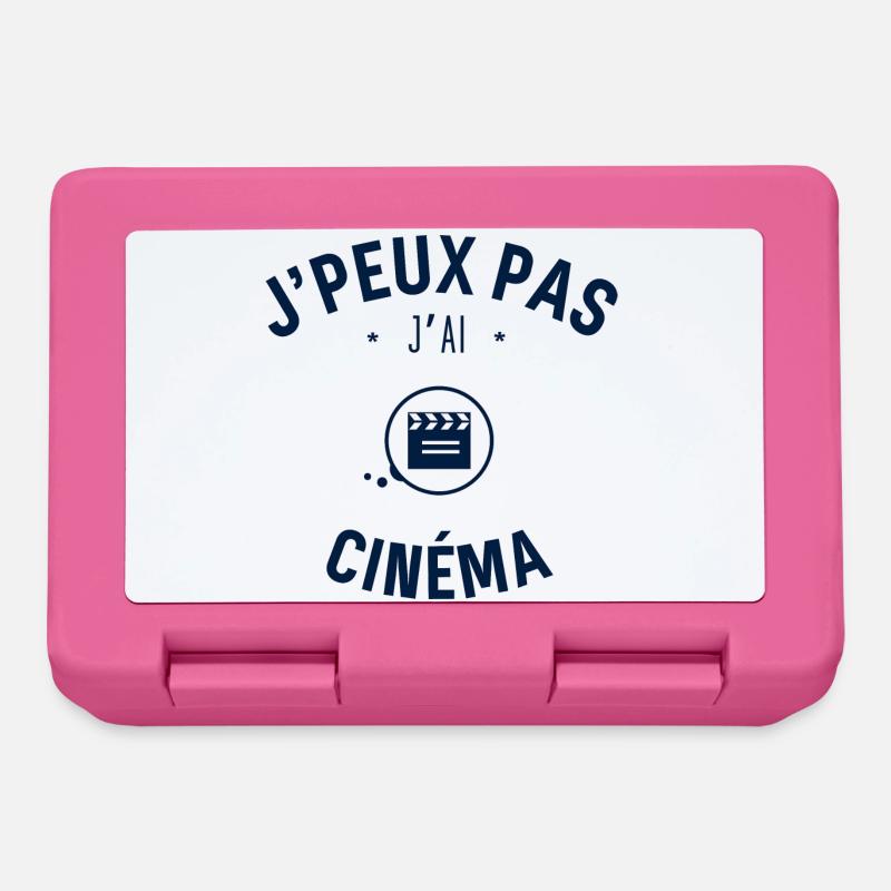 J peux pas j ai Cinéma - Boîte à goûter - rose