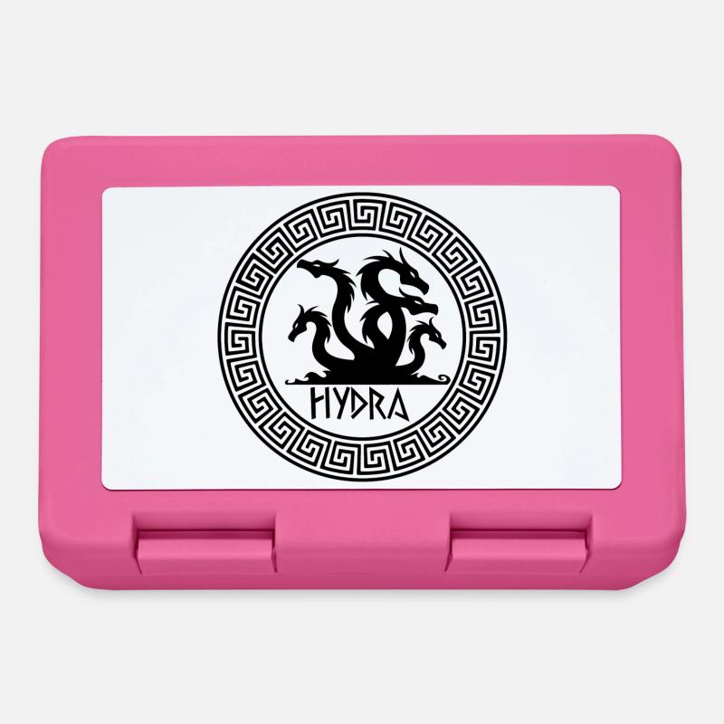 Schwarzes Hydra-Symbol - Brotdose - Pink