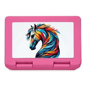 Horse - Lunchbox - pink - Front